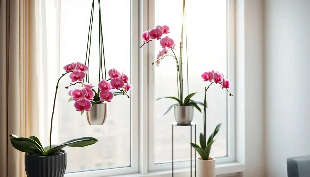 Um oásis de orquídeas pode transformar qualquer espaço, por menor que seja